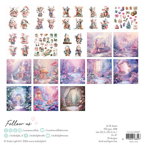 Creative Craftlab Candy Christmas Essentials Collage Paper Pad (CCL-ES-CPP497) Creative Craftlab Candy Christmas Essentials Collage Paper Pad (CCL-ES-CPP497)