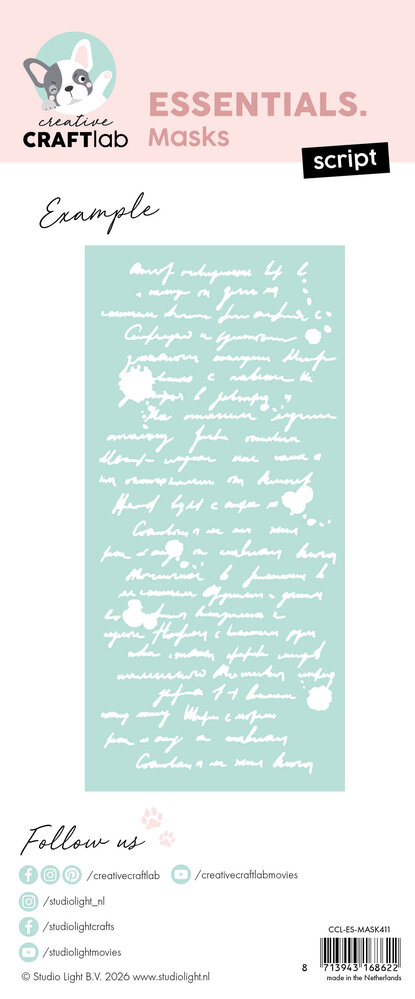 Creative Craftlab Script Essentials Mask (CCL-ES-MASK411) Creative Craftlab Script Essentials Mask (CCL-ES-MASK411)