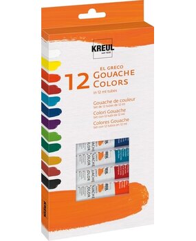Kreul KREUL El Greco Gouache Colors 12 ml (12pcs) (26250)