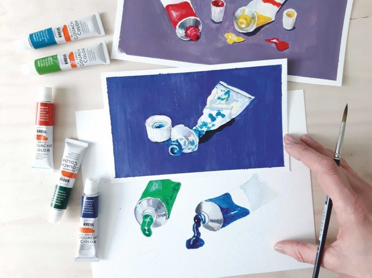 Kreul KREUL El Greco Gouache Colors 12 ml (12pcs) (26250) Kreul KREUL El Greco Gouache Colors 12 ml (12pcs) (26250)