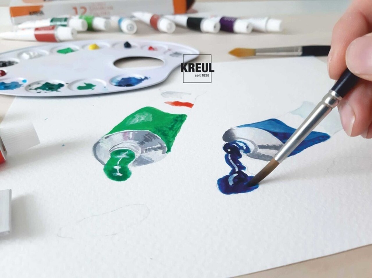 Kreul KREUL El Greco Gouache Colors 12 ml (12pcs) (26250) Kreul KREUL El Greco Gouache Colors 12 ml (12pcs) (26250)
