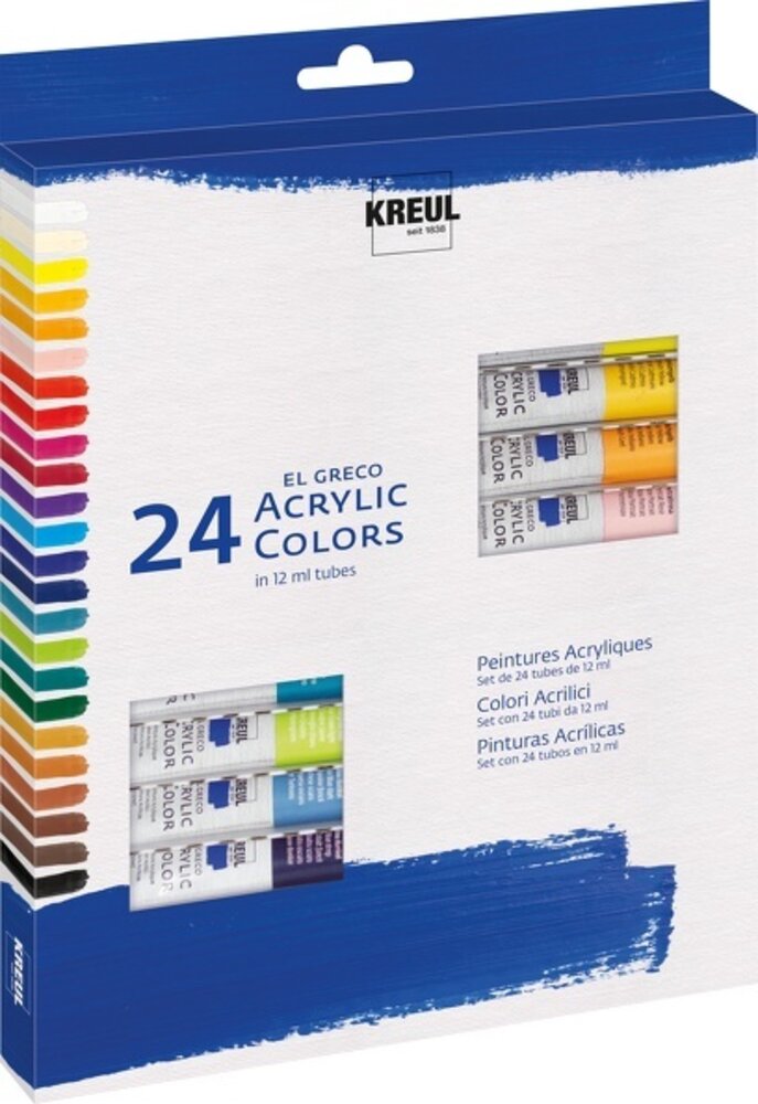 Kreul KREUL El Greco Acrylic 12 ml (24pcs) (28253) Kreul KREUL El Greco Acrylic 12 ml (24pcs) (28253)