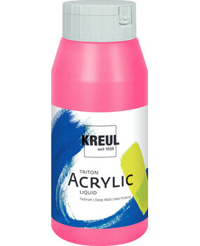 Kreul KREUL Triton Acrylic Liquid Fluorescent Pink 750 ml (17063)