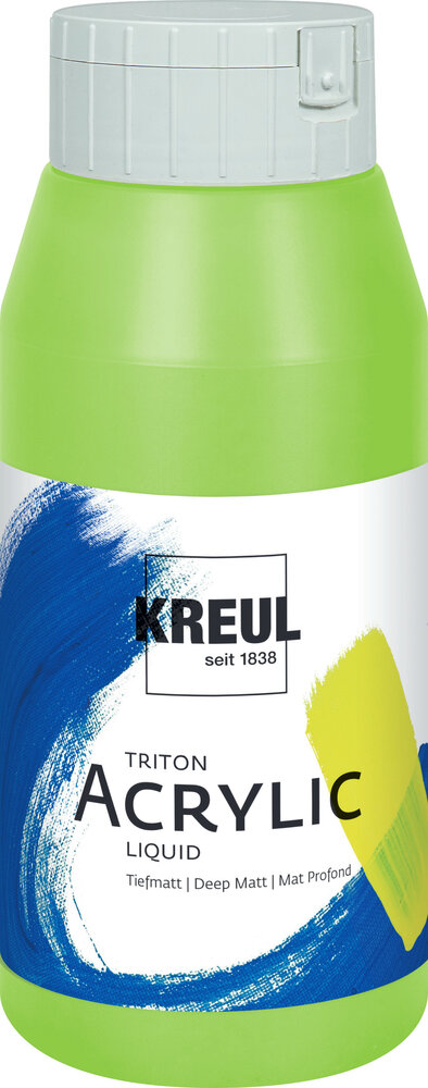 Kreul KREUL Triton Acrylic Liquid Fluorescent Green 750 ml (17064)