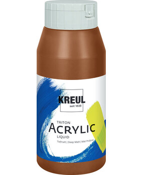 Kreul KREUL Triton Acrylic Liquid Dark Oxide Brown 750 ml (17012)
