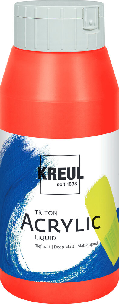 Kreul KREUL Triton Acrylic Liquid Fränkisch Red 750 ml (17077) Kreul KREUL Triton Acrylic Liquid Fränkisch Red 750 ml (17077)