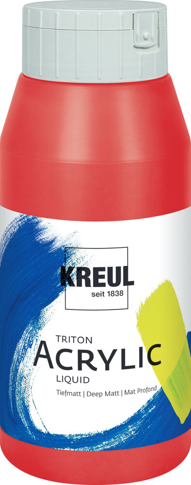 Kreul KREUL Triton Acrylic Liquid Cherry Red 750 ml (17027) Kreul KREUL Triton Acrylic Liquid Cherry Red 750 ml (17027)