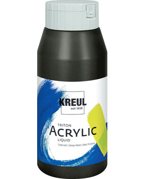 Kreul KREUL Triton Acrylic Liquid Black 750 ml (17009)