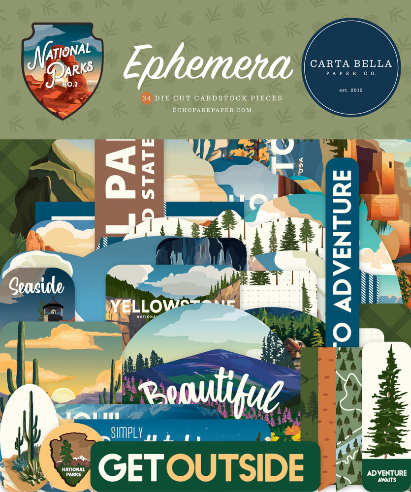 Carta Bella National Parks No. 2 Ephemera (CBNT504024) Carta Bella National Parks No. 2 Ephemera (CBNT504024)