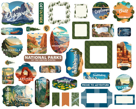 Carta Bella National Parks No. 2 Ephemera (CBNT504024) Carta Bella National Parks No. 2 Ephemera (CBNT504024)