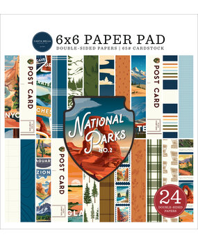 Carta Bella National Parks No. 2 6x6 Inch Paper Pad (CBNT504023)