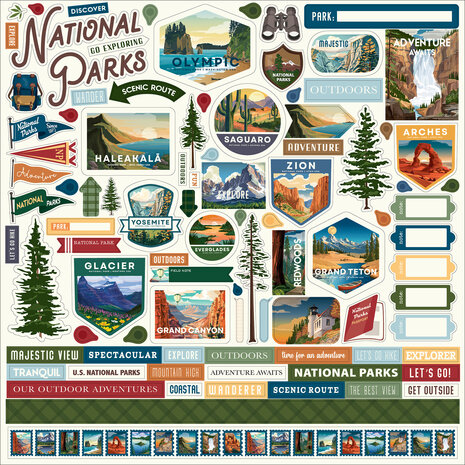 Carta Bella National Parks No. 2 Element Sticker (CBNT504014)