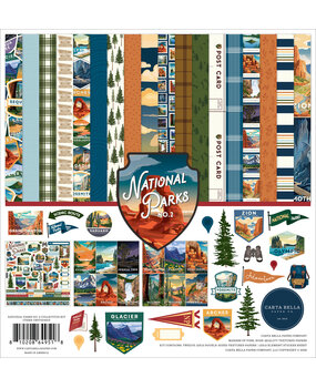 Carta Bella National Parks No. 2 12x12 Inch Collection Kit (CBNT504016)