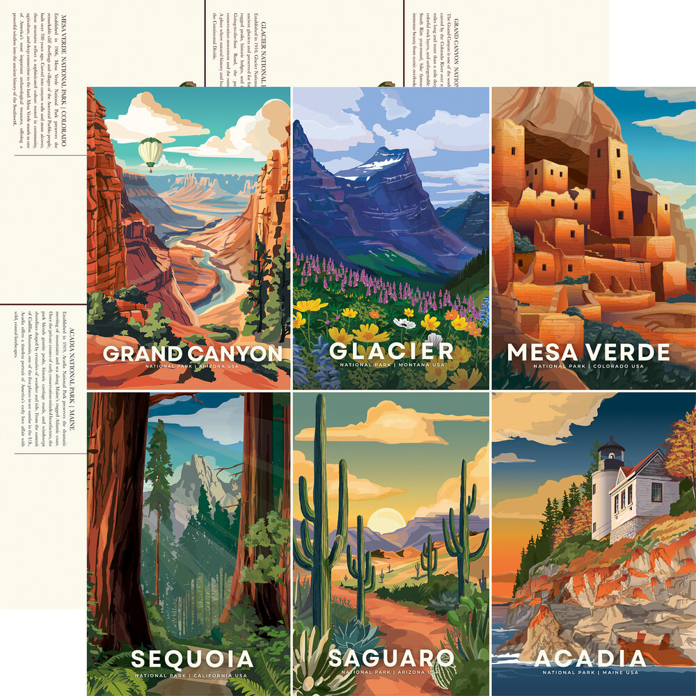 Carta Bella National Parks No. 2 12x12 Inch Collection Kit (CBNT504016) Carta Bella National Parks No. 2 12x12 Inch Collection Kit (CBNT504016)