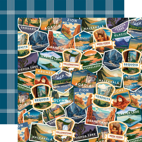 Carta Bella National Parks No. 2 12x12 Inch Collection Kit (CBNT504016) Carta Bella National Parks No. 2 12x12 Inch Collection Kit (CBNT504016)
