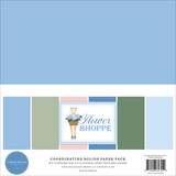 Carta Bella Flower Shoppe 12x12 Inch Coordination Solids Paper Pack (CBFS505015)