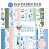 Carta Bella Flower Shoppe 6x6 Inch Paper Pad (CBFS505023) Carta Bella Flower Shoppe 6x6 Inch Paper Pad (CBFS505023)