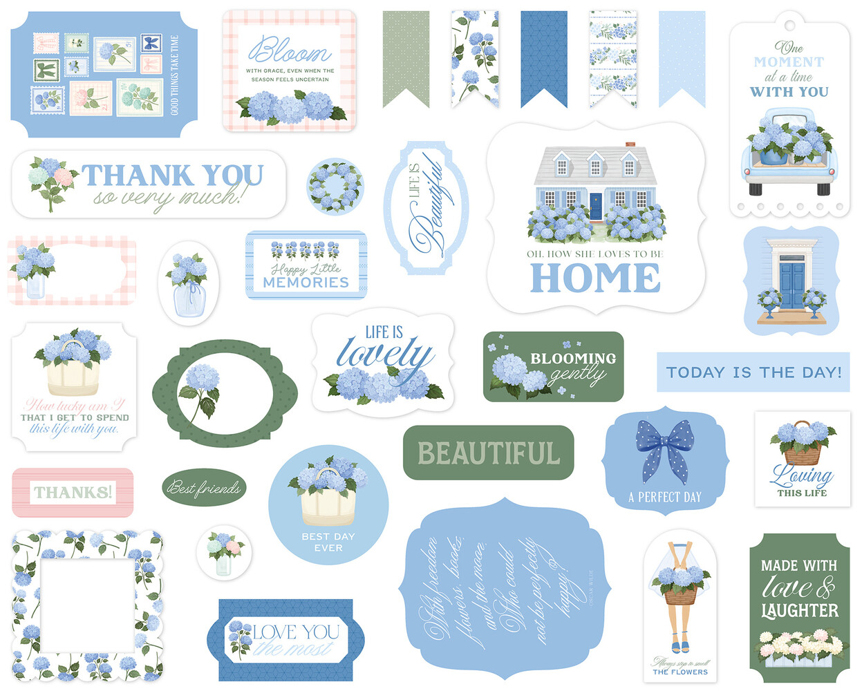 Carta Bella Flower Shoppe Ephemera (CBFS505024) Carta Bella Flower Shoppe Ephemera (CBFS505024)