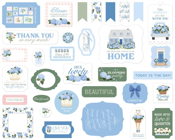 Carta Bella Flower Shoppe Ephemera (CBFS505024) Carta Bella Flower Shoppe Ephemera (CBFS505024)