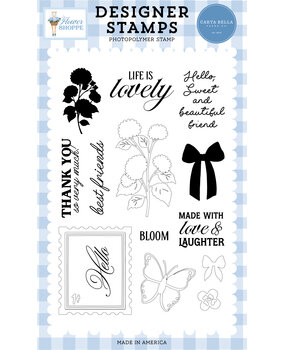 Carta Bella Flower Shoppe Designer Stamps Hydrangea (CBFS505041)