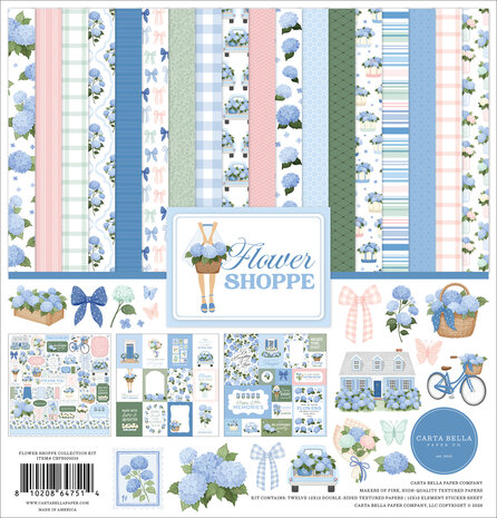 Carta Bella Flower Shoppe 12x12 Inch Collection Kit (CBFS505016) Carta Bella Flower Shoppe 12x12 Inch Collection Kit (CBFS505016)