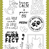 Echo Park Cat Lover Designer Stamps Live Love Meow (CL506041) Echo Park Cat Lover Designer Stamps Live Love Meow (CL506041)