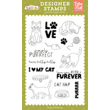 Echo Park Cat Lover Designer Stamps Simply Purrfect (CL506040)