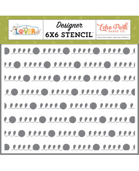 Echo Park Cat Lover Designer Stencil Yarn Loops (CL506034)