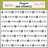 Echo Park Cat Lover Designer Stencil Yarn Loops (CL506034) Echo Park Cat Lover Designer Stencil Yarn Loops (CL506034)