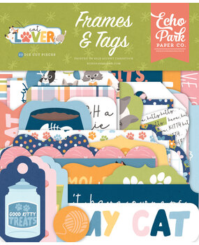 Echo Park Cat Lover Frames & Tags (CL506025)