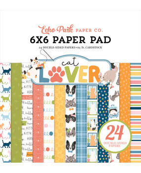 Echo Park Cat Lover 6x6 Inch Paper Pad (CL506023)