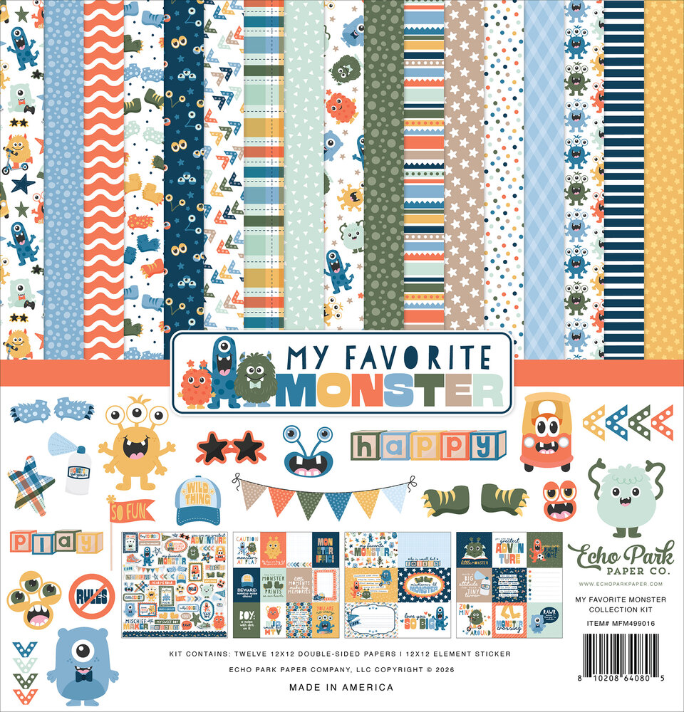 Echo Park My Favorite Monster Mega Bundle (MFM499050)