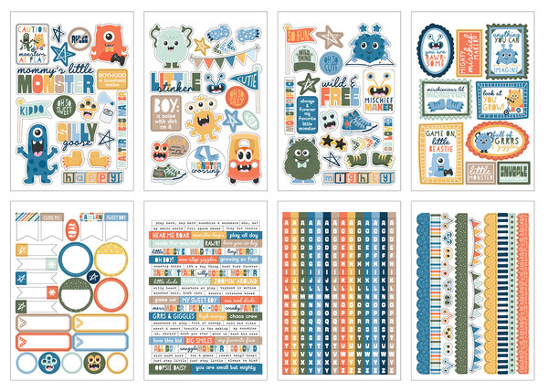Echo Park My Favorite Monster Sticker Book (MFM499029)