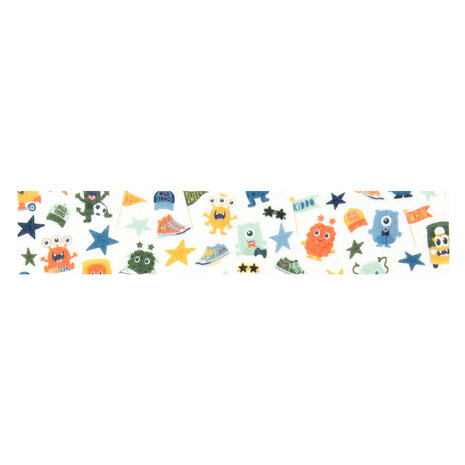 Echo Park My Favorite Monster Washi Tape Monster Playdate (MFM499027)