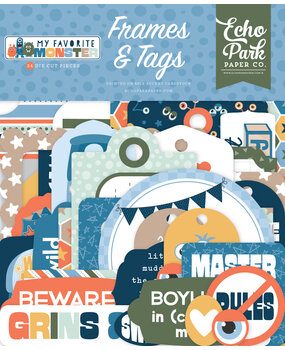 Echo Park My Favorite Monster Frames & Tags (MFM499025)