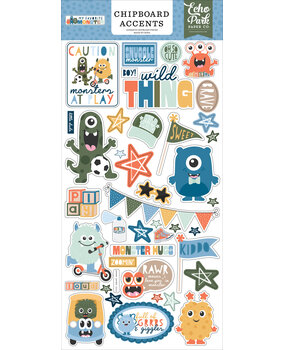 Echo Park My Favorite Monster Chipboard Accents (MFM499021)