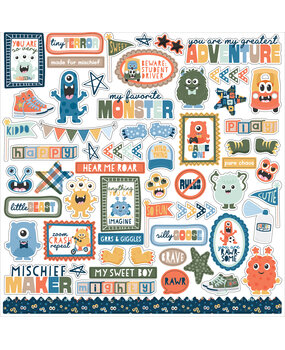 Echo Park My Favorite Monster Element Sticker (MFM499014)
