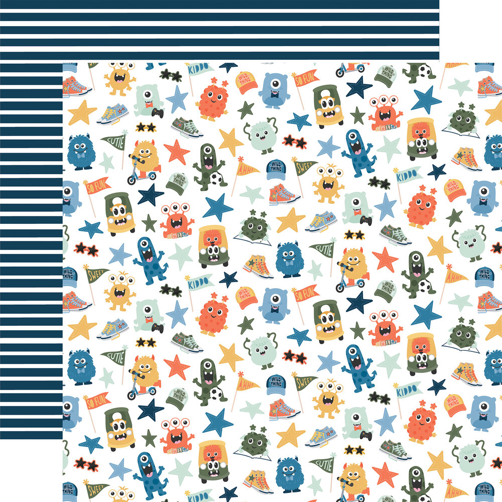 Echo Park My Favorite Monster 12x12 Inch Collection Kit (MFM499016) Echo Park My Favorite Monster 12x12 Inch Collection Kit (MFM499016)