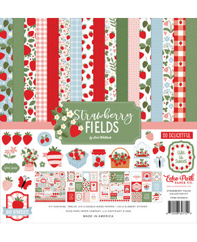 Echo Park Strawberry Fields 12x12 Inch Collection Kit by Lori Whitlock (SF503016)