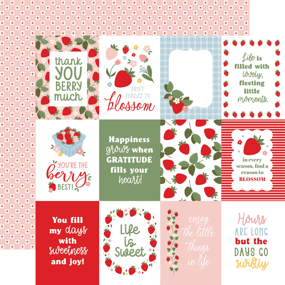 Echo Park Strawberry Fields 12x12 Inch Collection Kit by Lori Whitlock (SF503016) Echo Park Strawberry Fields 12x12 Inch Collection Kit by Lori Whitlock (SF503016)
