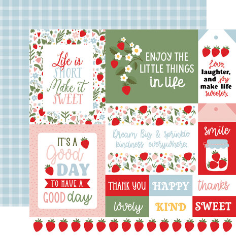 Echo Park Strawberry Fields 12x12 Inch Collection Kit by Lori Whitlock (SF503016) Echo Park Strawberry Fields 12x12 Inch Collection Kit by Lori Whitlock (SF503016)