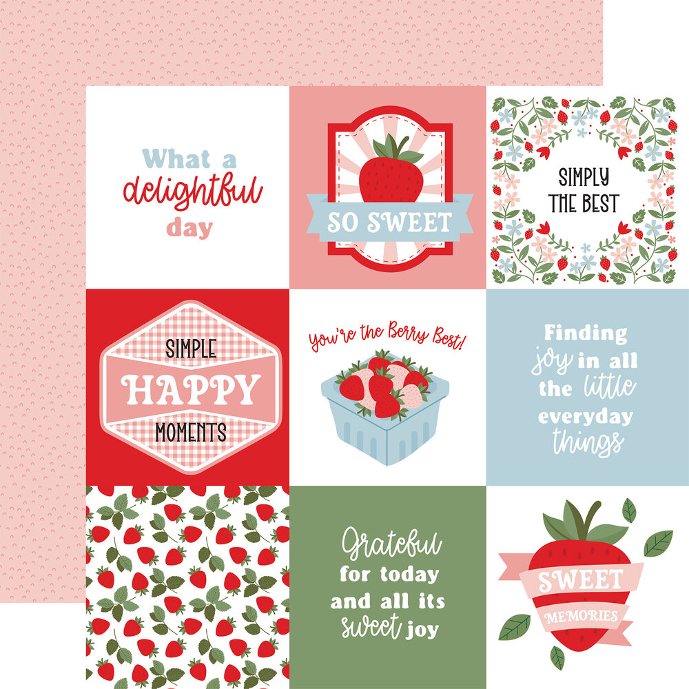 Echo Park Strawberry Fields 12x12 Inch Collection Kit by Lori Whitlock (SF503016) Echo Park Strawberry Fields 12x12 Inch Collection Kit by Lori Whitlock (SF503016)