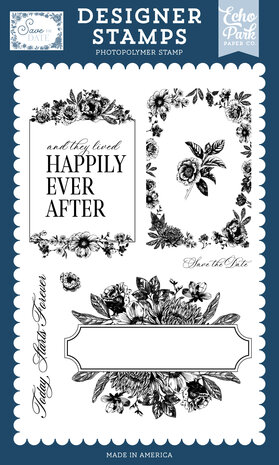 Echo Park Save The Date Designer Stamps Today Starts Forever (STD498046) Echo Park Save The Date Designer Stamps Today Starts Forever (STD498046)