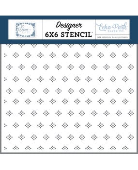 Echo Park Save The Date Stencil Bridal Dot Diamonds (STD498034)