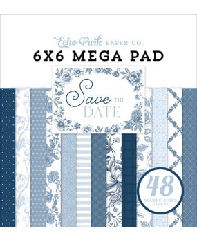 Echo Park Save The Date 6x6 Inch Cardmakers Mega Pad (STD498031)