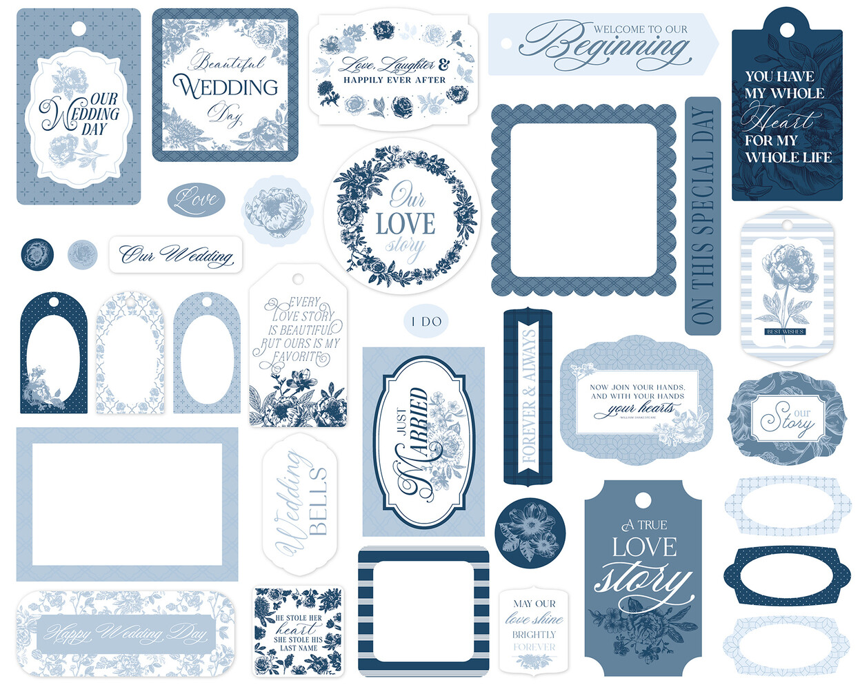 Echo Park Save The Date Frames & Tags (STD498025) Echo Park Save The Date Frames & Tags (STD498025)