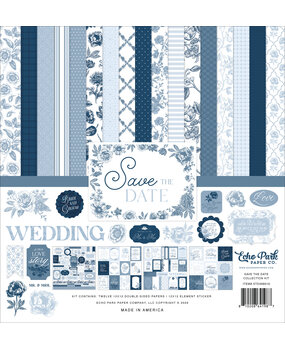 Echo Park Save The Date 12x12 Inch Collection Kit (STD498016)