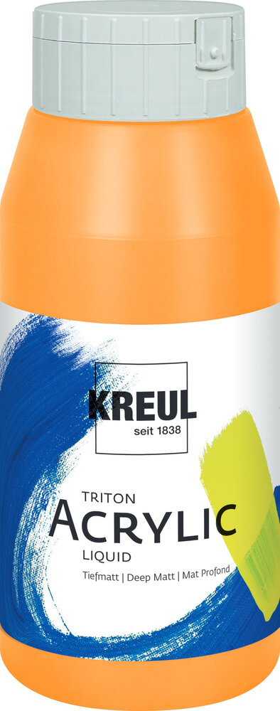Kreul KREUL Triton Acrylic Liquid Indian Yellow 750 ml (17076) Kreul KREUL Triton Acrylic Liquid Indian Yellow 750 ml (17076)