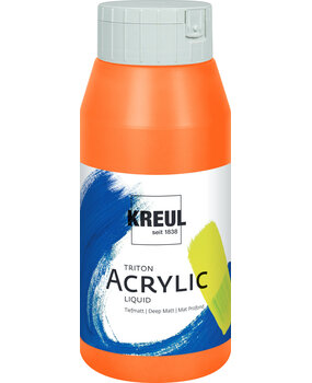 Kreul KREUL Triton Acrylic Liquid Genuine Orange Light 750 ml (17023)