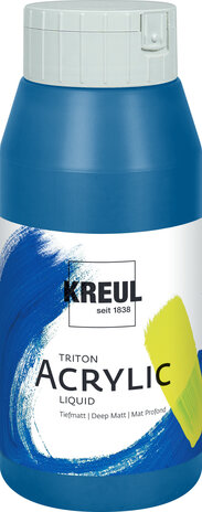 Kreul KREUL Triton Acrylic Liquid Primary Blue 750 ml (17028)